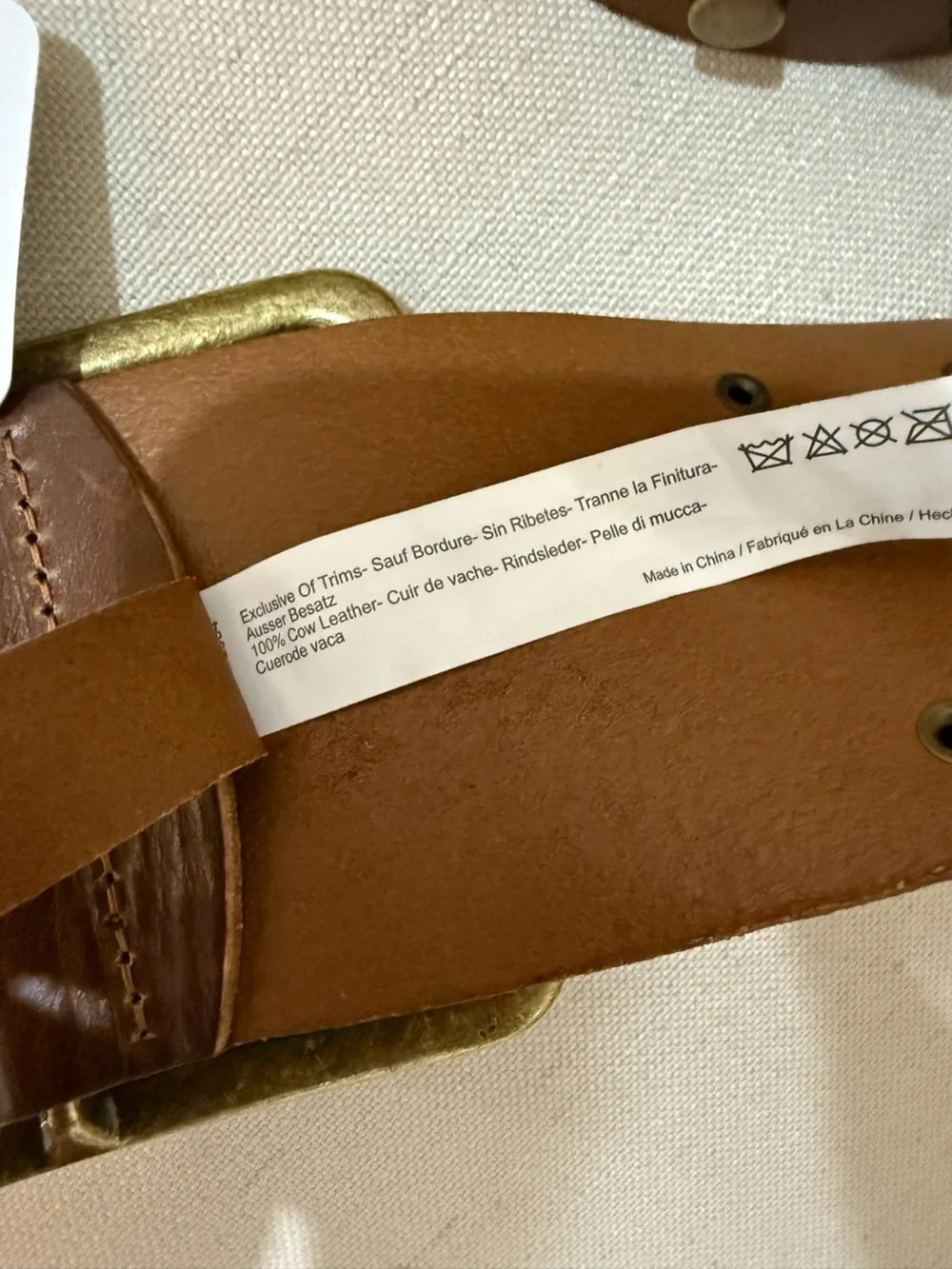 Free People Hex Belt Studded